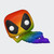 Marvel Rainbow Deadpool Pop! Vinyl Figure