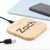 Personalised Bamboo Wireless Charger