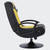 BraZen Stag 2.1 Bluetooth Gaming Chair – Black and Yellow