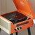 Retro Style Record Player and Bluetooth Speaker - Orange