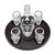 Skull Decanter with Glasses Set