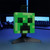Minecraft Creeper Head Light – Light-Up Headphone Stand