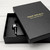 Personalised Handwriting Hip Flask Black