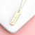 Personalised Real Handwriting Bar Necklace