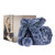 Extra Long Hot Water Bottle with Blue Fur