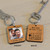 Personalised Wooden Photo, Date and Message Keyring