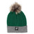 Harry Potter Slytherin House Fur Pom Pom Beanie