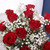 Red Rose & Gypsophila Bouquet