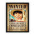 One Piece Live Action Luffy Wanted Poster Framed Collector Print - 30 x 40 cm