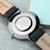 Personalised Men's Leather Watch - Black