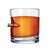 Machine Gun Bullet Whiskey Glass