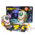 The Robot Advent Calendar box displayed with a fully assembled robot and the electronic components.