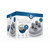 Retail box for the Wellbeing Rechargeable Head Massager, showing the waterproof design and 3 massage modes.