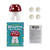 Colour Change Mushroom Wax Tealight Burner