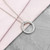Personalised Family Ring Necklace Silver