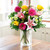 Vibrant Glow Bouquet, Guylian Chocolates & Birthday Card