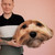 Personalised Mega Dog Mush Cush Cushion - Short Ears