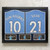 Aguero and Silva Dual Signed Manchester United Shirt - Framed