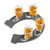 Cowboy Boot Shot Glasses and Horseshoe Board Set