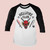 Stranger Things Hellfire Club Raglan Baseball Shirt