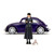 Wednesday Addams VW Beetle with Wednesday 1:24 Model