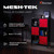 XR Mesh-Tek Tall 6 Cube Storage Unit Red and Black