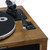 Lenco LS-410 Walnut Turntable with Speakers