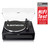 Lenco LS-430 Black Turntable with Speakers