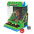A Minecraft Arcade Claw Crane toy. A claw hangs over prize blocks inside, with TNT and diamond blocks nearby.
