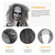 Crazy Ghost Wig Halloween Accessory