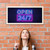 Framed Open 24 7 Neon Sign Print