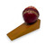 Real Leather Mini Cricket Ball Door Stop