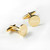 Personalised Gold Plated Round Cufflinks