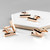 Personalised Rose Gold Plated Bar Cufflinks