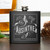 Personalised Absinthe Vintage Hip Flask