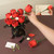 Red Rose Bouquet Wooden Construction Kit