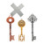 Silent Hill Set of 3 Keys Replica