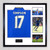 Danny Simpson Signed Leicester City No. 17 Shirt - Framed