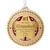 Personalised Number 1 Round Wooden Medal