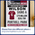 Personalised Football News Black Poster Framed