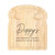 Personalised Wooden Toast Shaped Breakfast Plate With Egg Holders