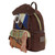 Pirates of the Caribbean Captain Jack Sparrow Loungefly Mini Backpack