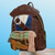 Pirates of the Caribbean Captain Jack Sparrow Loungefly Mini Backpack