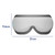 Wellbeing Wireless Heated Eye Massager's dimensions are shown. It is 9.6cm tall with a width of 21cm.