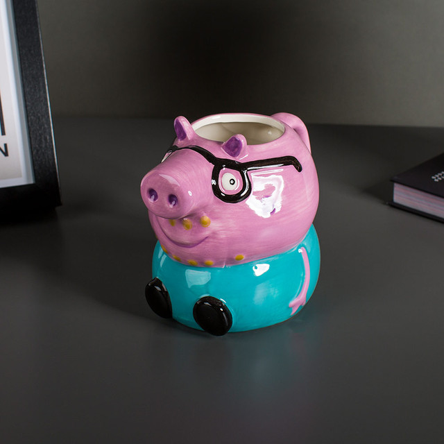 Peppa Pig 3D Daddy Pig Mug – Only at Menkind!