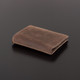 Visconti Arrow Leather Wallet - RFID Blocking Bi-Fold Card Holder With Elastic Closure
