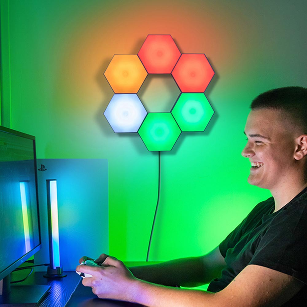 Hexagon LED Gaming Lights