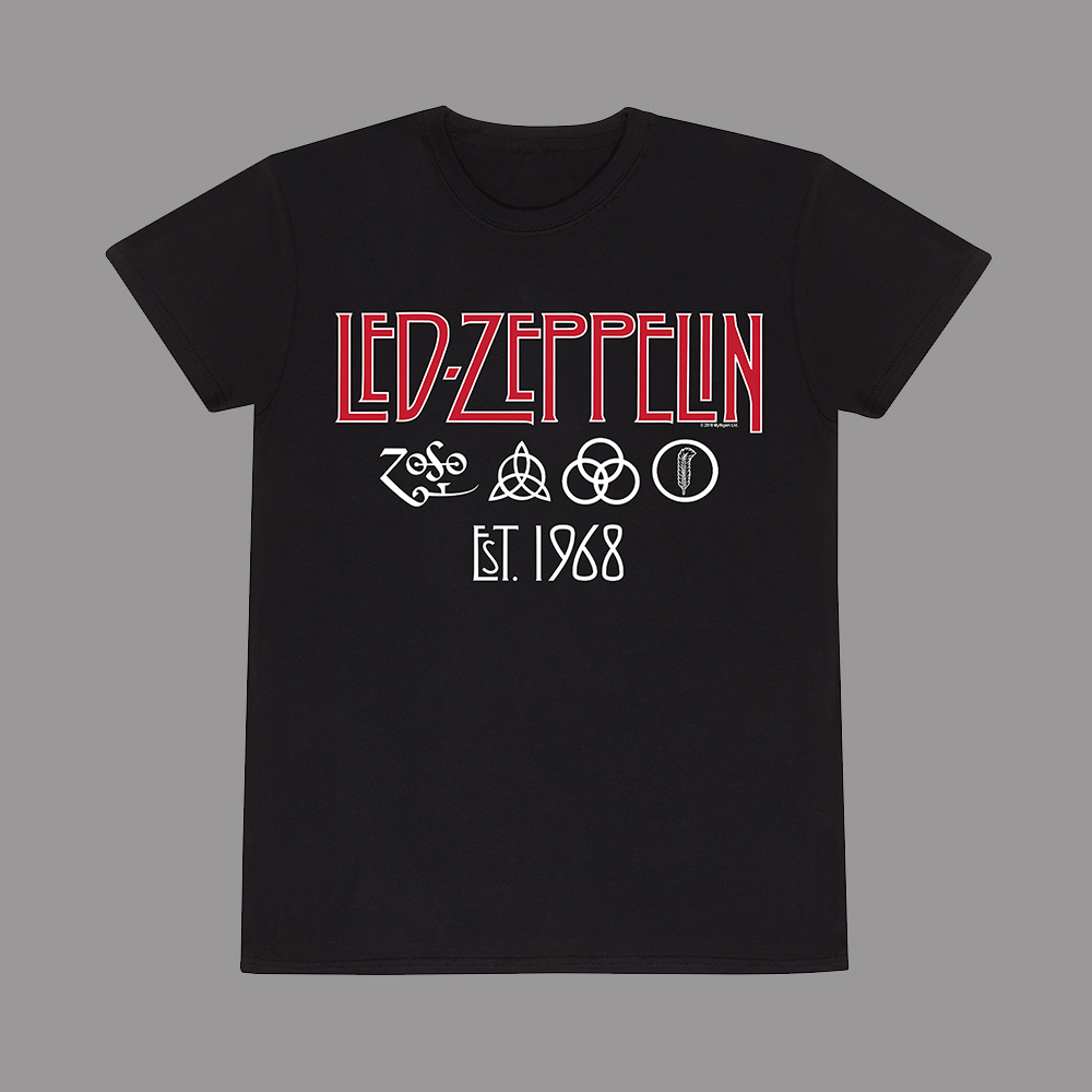 PULL&BEAR LED ZEPPELIN - T-shirt imprimé - white/blanc