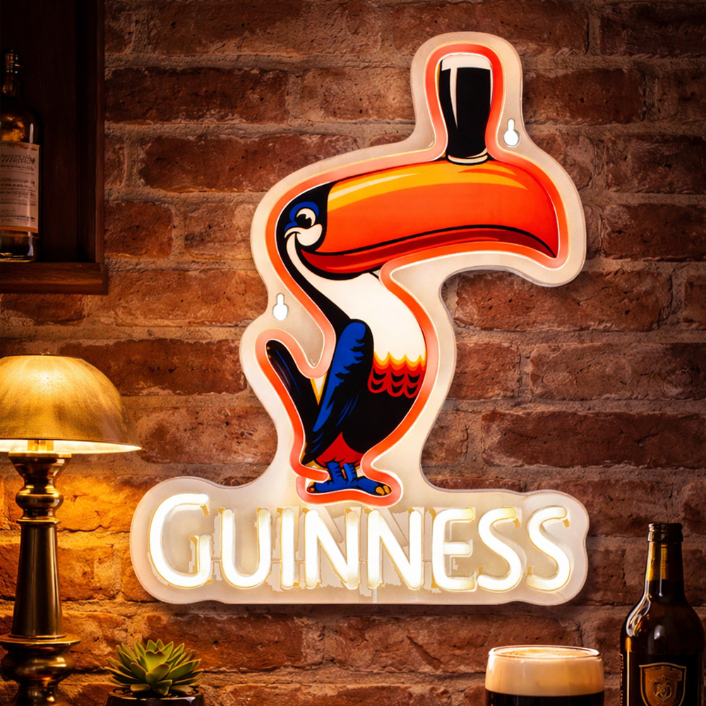 Guinness Toucan Large LED Sign | Menkind