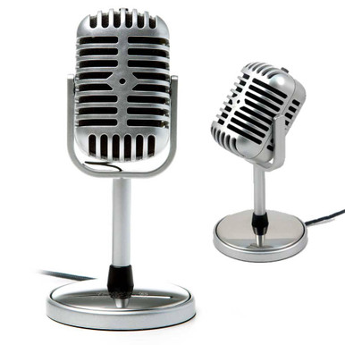 Retro PC Microphone | Vintage Style For Your PC Or Tablet